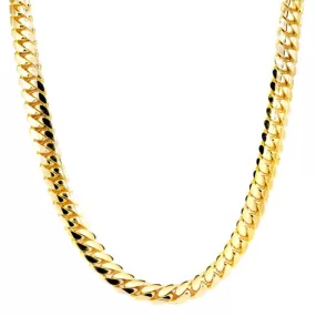 18K Solid Gold Cuban Chain (4.5 mm)