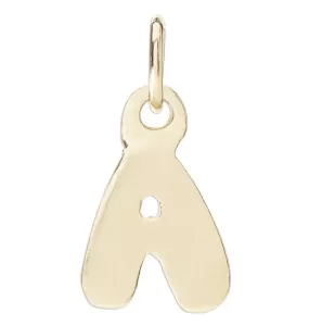 A Bubble Letter Charm