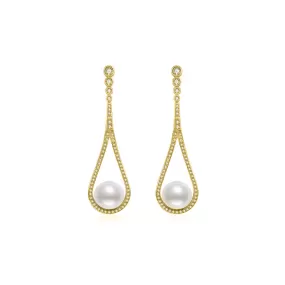 Elegant Freshwater Pearl Earrings WE00378