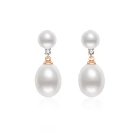 Elegant Freshwater Pearl Earrings WE00597