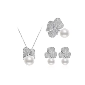 Elegant Freshwater Pearl Set WS00025 | GARDENS