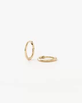 Fine Classic Small Hoop Earrings