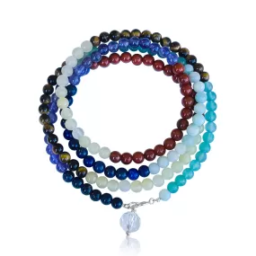 Flowing Energy Chakra Wrap Bracelet