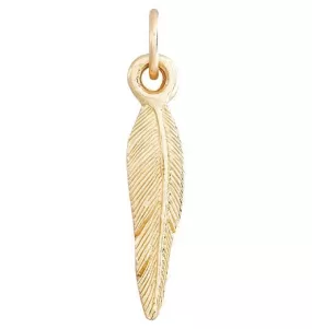 Medium Feather Mini Charm