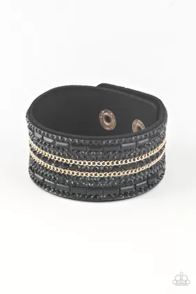 Paparazzi Rebel Radiance - Black Urban Bracelet