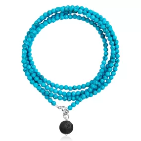 Turquoise Shield Wrap Bracelet